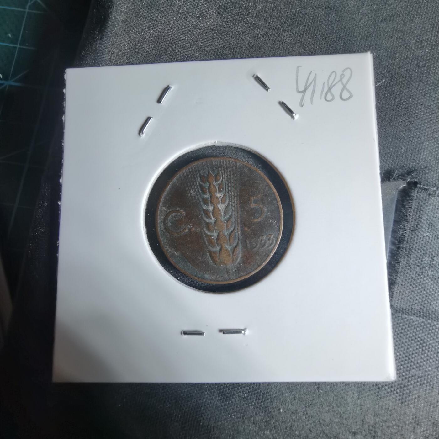 沼泽如烟--第941场 意大利1933年五分