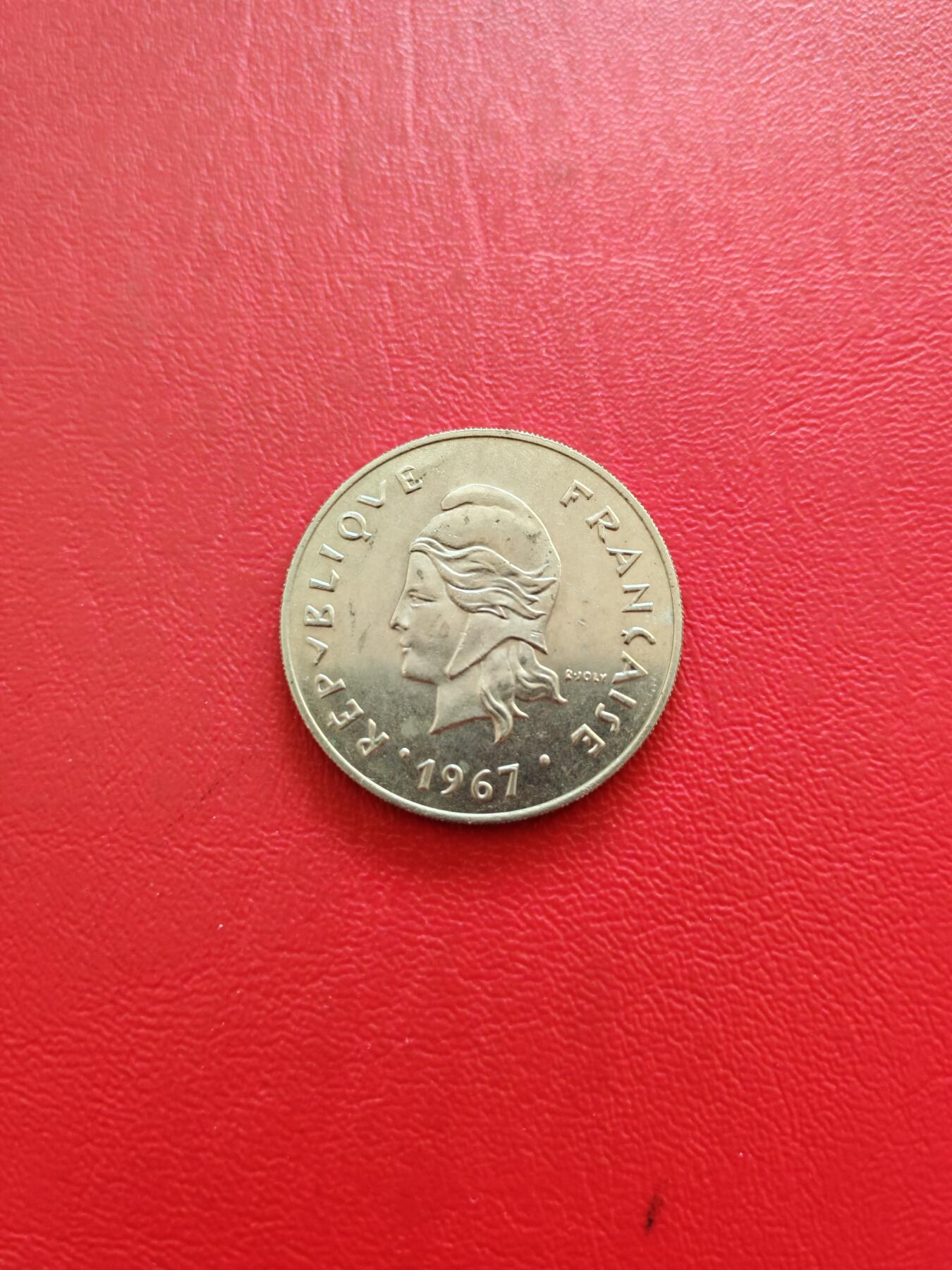 【云涧收藏】第八十四场 波利尼西亚1967年50法朗