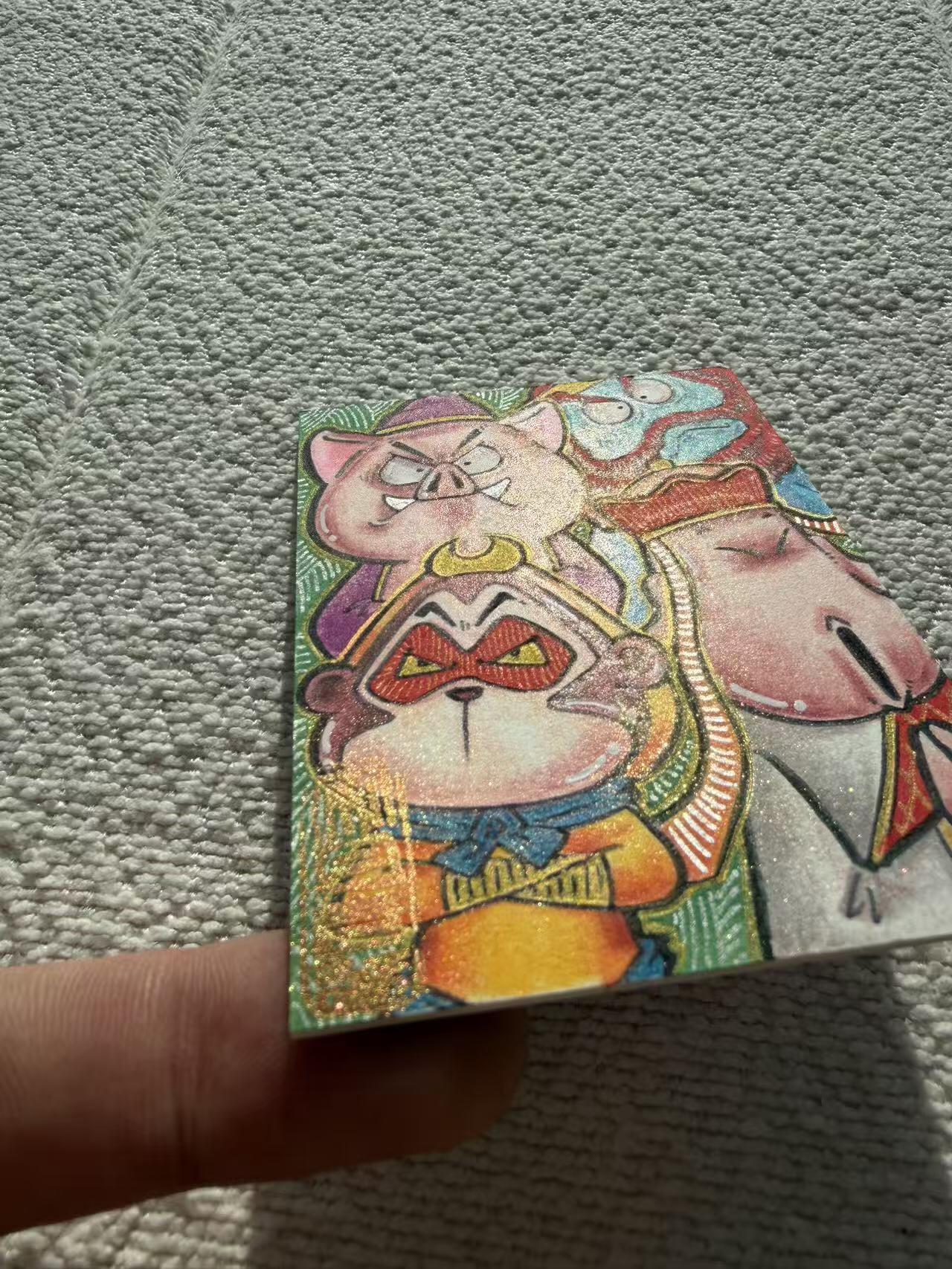 天玑星卡拍第152期《12.22周一截拍》持续收拍收评中 满赠卡需备注 【手绘卡】居子 西游师徒 手绘卡