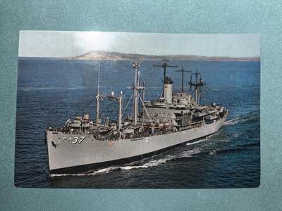 盛世勋华——号角文化勋章邮票专场拍卖第294期 - 美国冷战时期军舰专题明信片 骑士号攻击运输舰