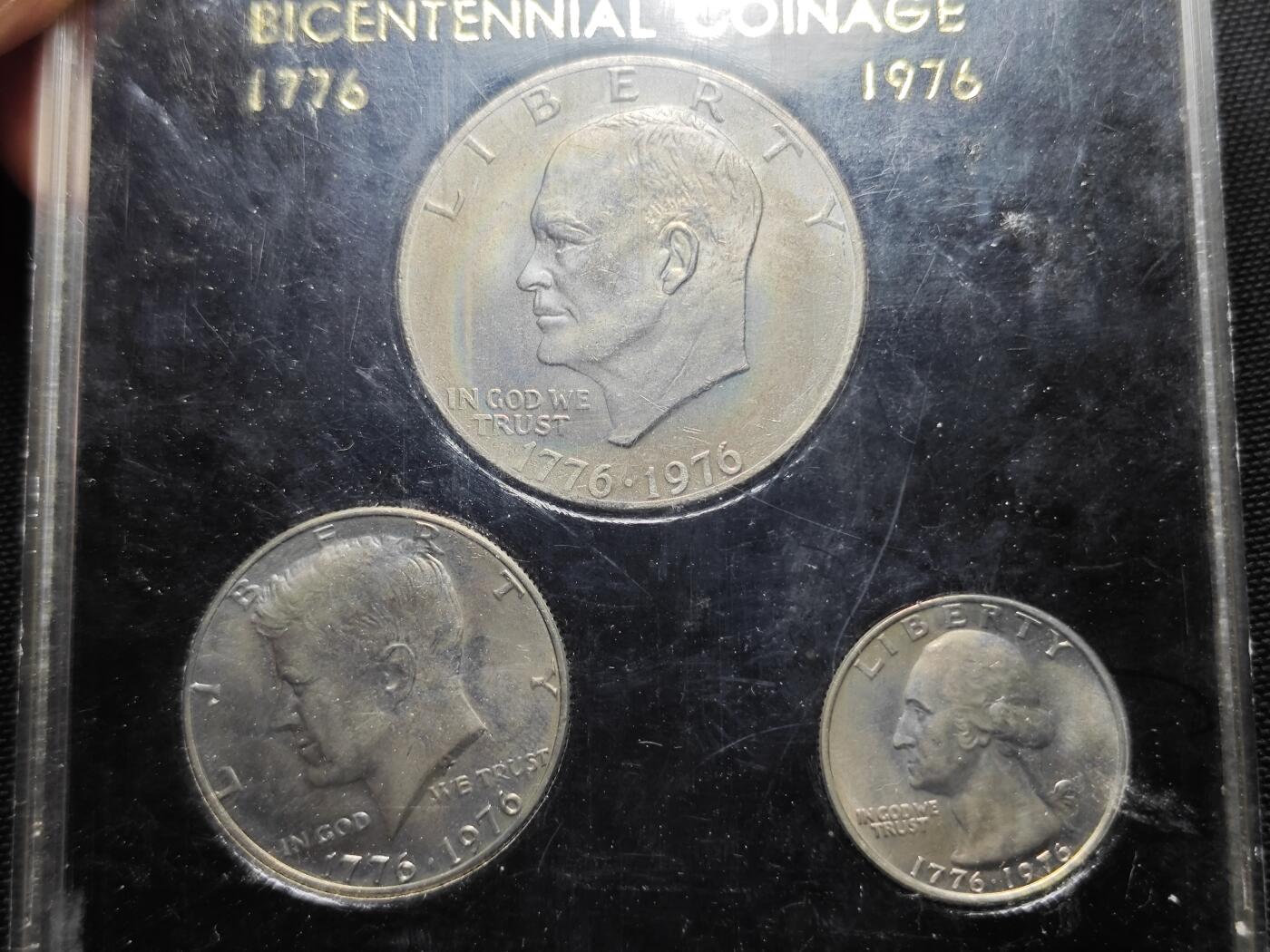 KK钱币收藏小铺 《套币 好品/批量散币专场》  2月预留时间 周末发货  1976美国建国200周年纪念套币