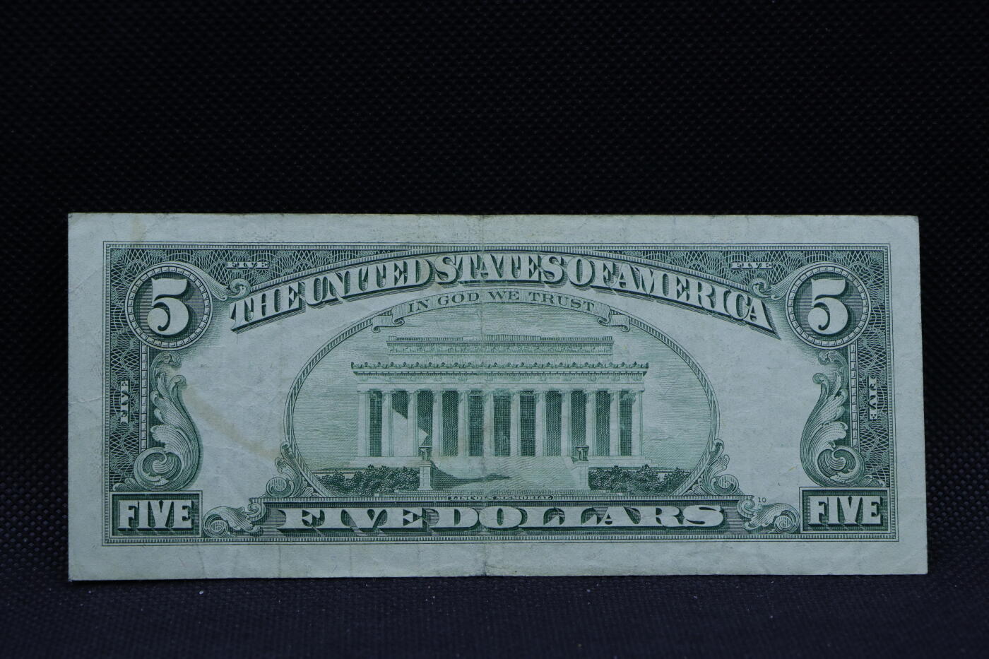 【淘币小摊】限时拍第八百三十四拍  纸币场  满百包邮可预留两周  周一统一发货    美国1988年5元纸币【有折】