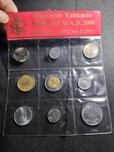KK钱币收藏小铺 《套币 好品/批量散币专场》  2月预留时间 周末发货 -  梵蒂冈大小面值一套
