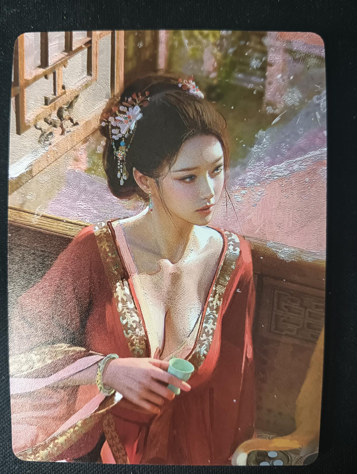 花开卡拍第53期（12月28号周日截拍，品控勿拍!!!拍品不寄存，运费5元，自制卡难免瑕疵，可能存在轻微撞角爆边等出厂瑕疵，品控介意勿拍！） 燎原 风花雪月 夏 大头卡1张