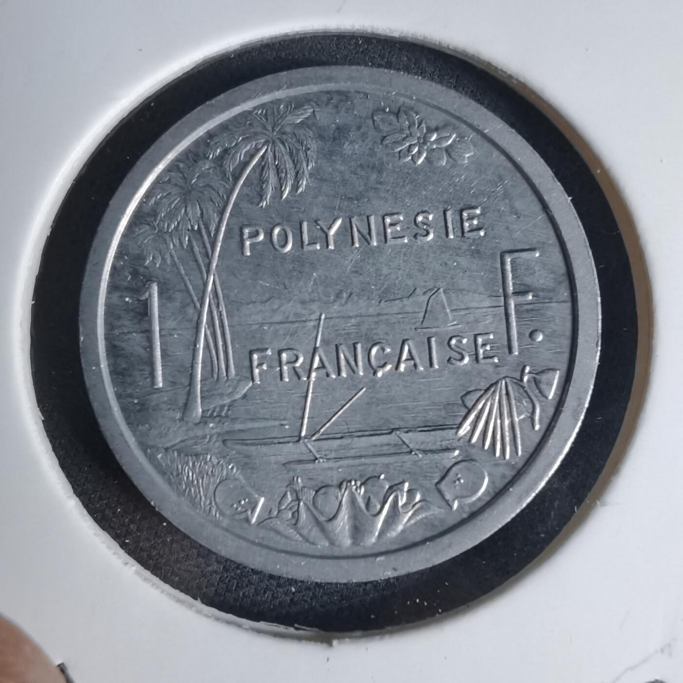 沼泽如烟--第941场 法属波利尼西亚1986年1法郎