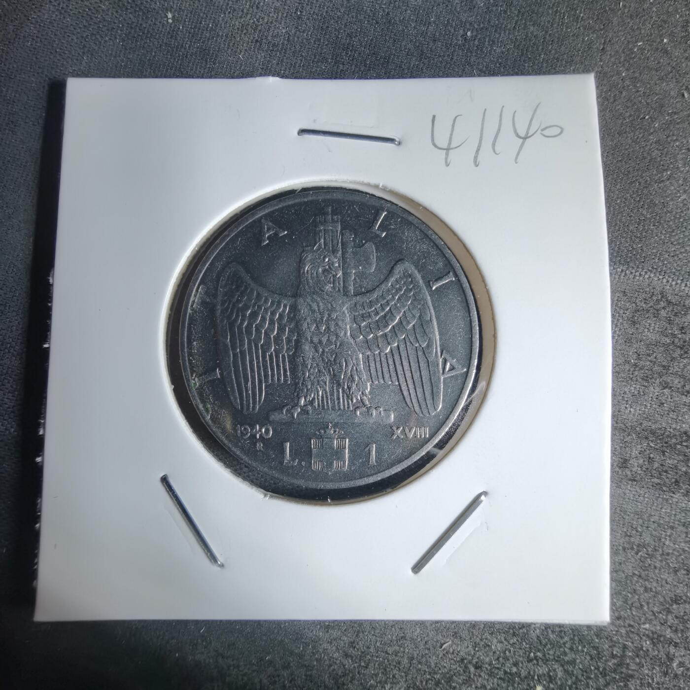 沼泽如烟--第941场 意大利1940年1里拉