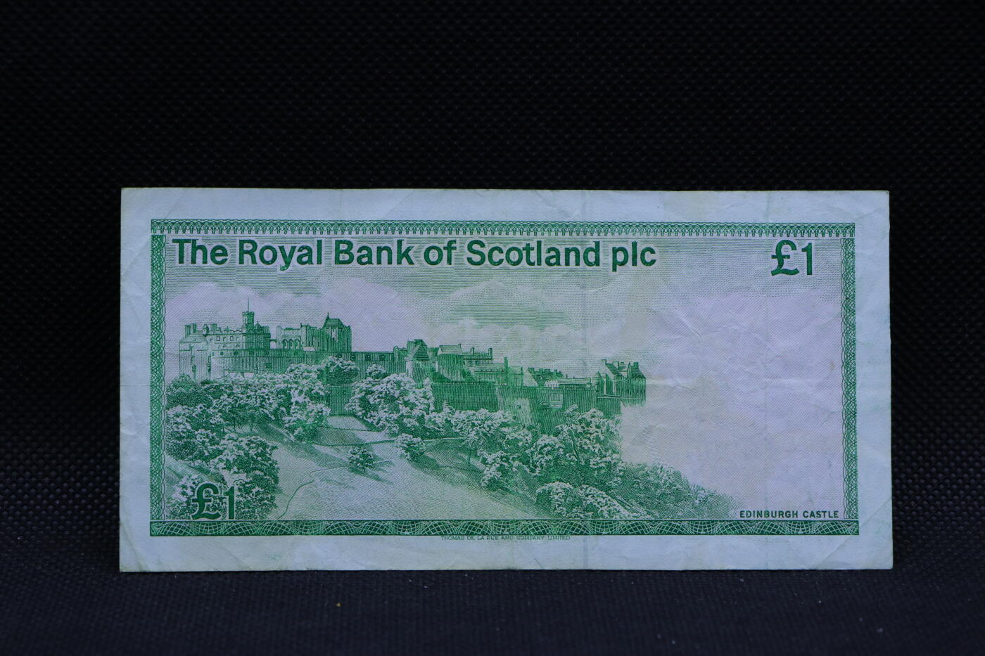 【淘币小摊】限时拍第八百三十四拍  纸币场  满百包邮可预留两周  周一统一发货   英国苏格兰银行1986年1镑纸币【有折】
