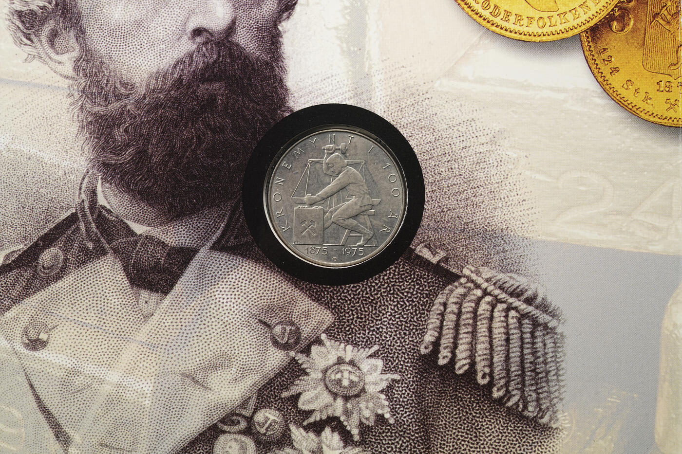 修遠堂世界钱币第九十八期 挪威5克朗纪念币4枚