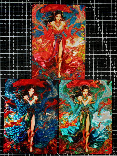 琦卡当当铺～第26期★★各种小漏~支持寄存★★~【9点40结束】扫码加群抽[包邮券]~ - 奇点卡牌 盲包卡 粗闪+光刻 宗rich玄灵谱 女魃三工艺