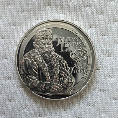 道一币馆币章第一百六十场 - 欧洲之星 比利时2006年语言学家尤斯图斯逝世400周年10欧元精制银币 18.75g 925S 50000