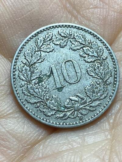 2025年第一百三十八场(总第一百六十四场）外国好品散币场(免佣金) - 稀少早期年份–瑞士🇨🇭1903年10拉彭(第二版，B标伯尔尼造)