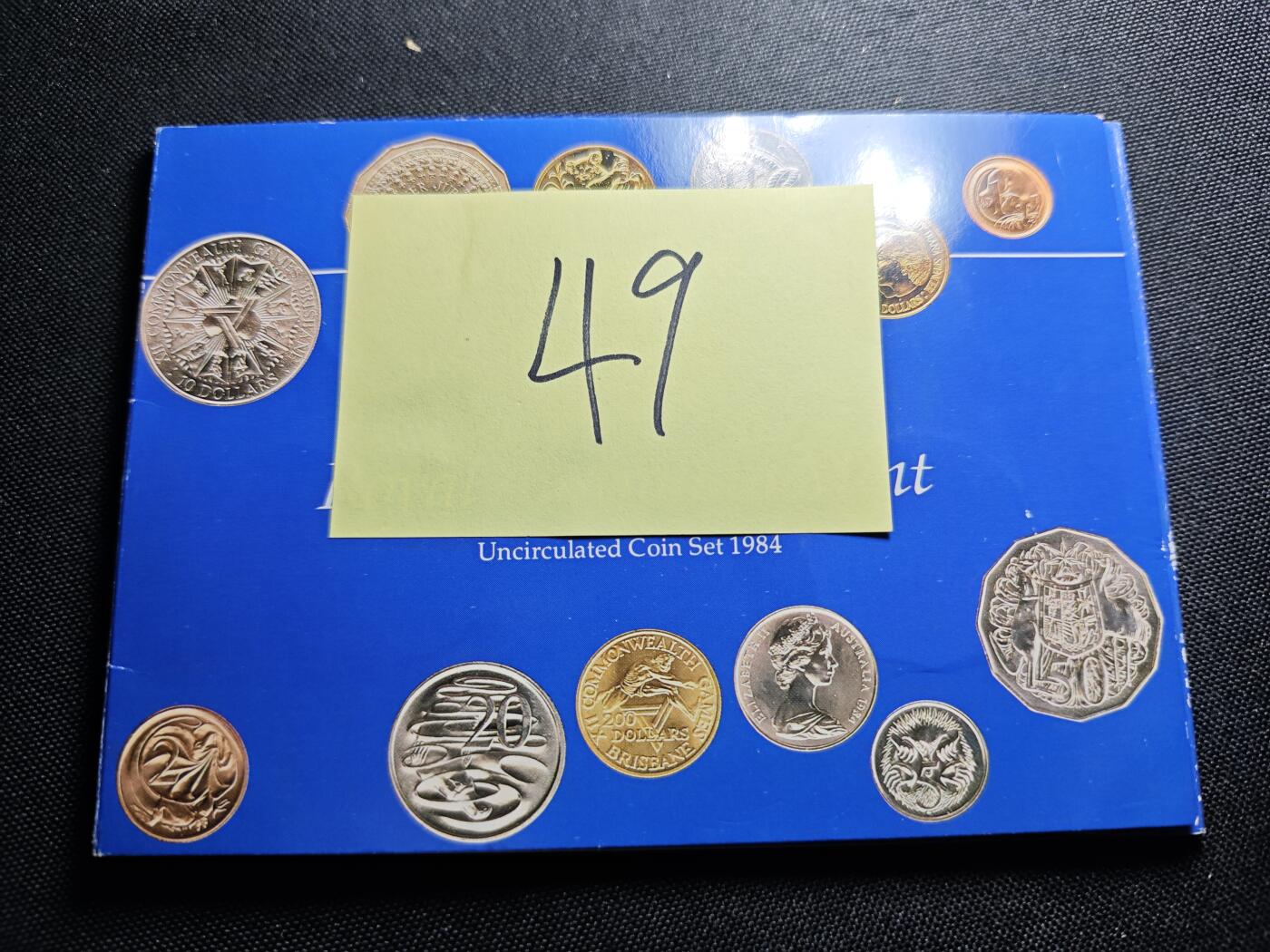 KK钱币收藏小铺 《套币 好品/批量散币专场》  2月预留时间 周末发货  1984澳大利亚大小面值清年一套