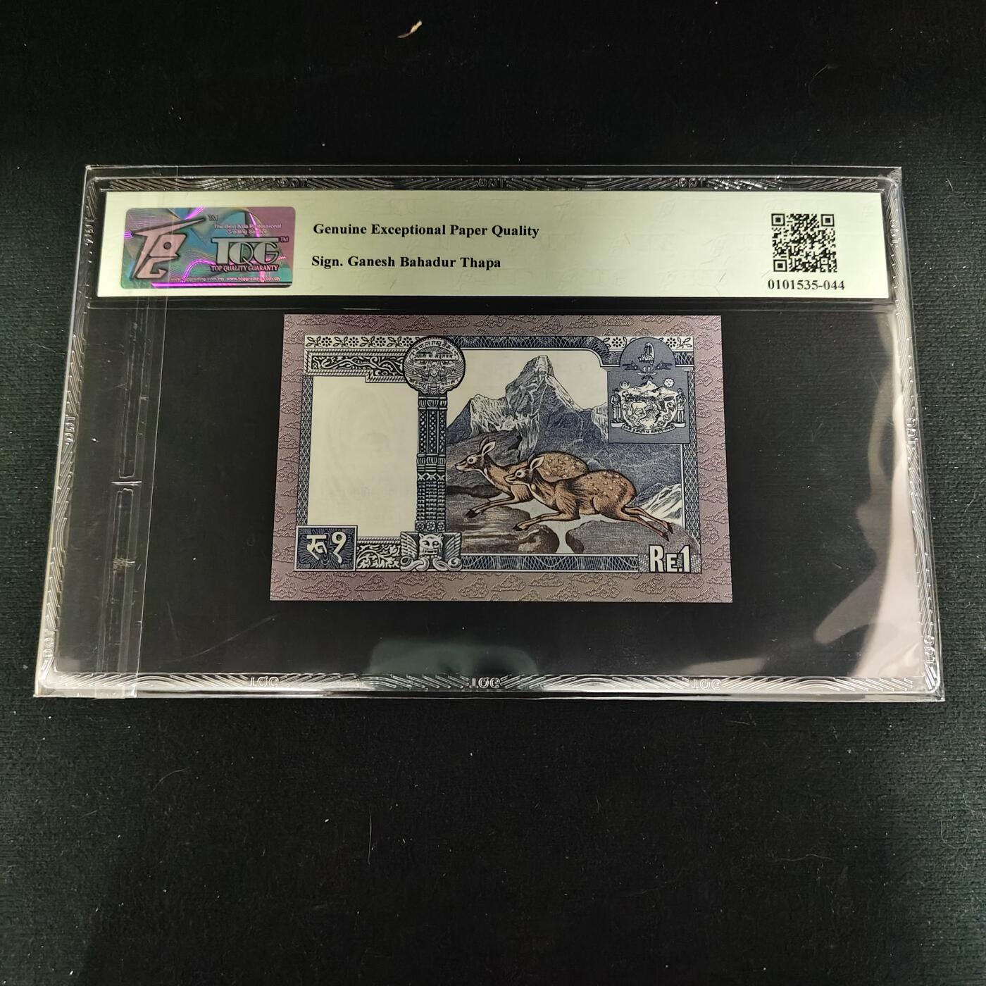 【全场包邮】纯粹捡漏拍488场（免费代拍第25场）  【纸钞】尼泊尔1988年100卢比-TQG 66GEPQ