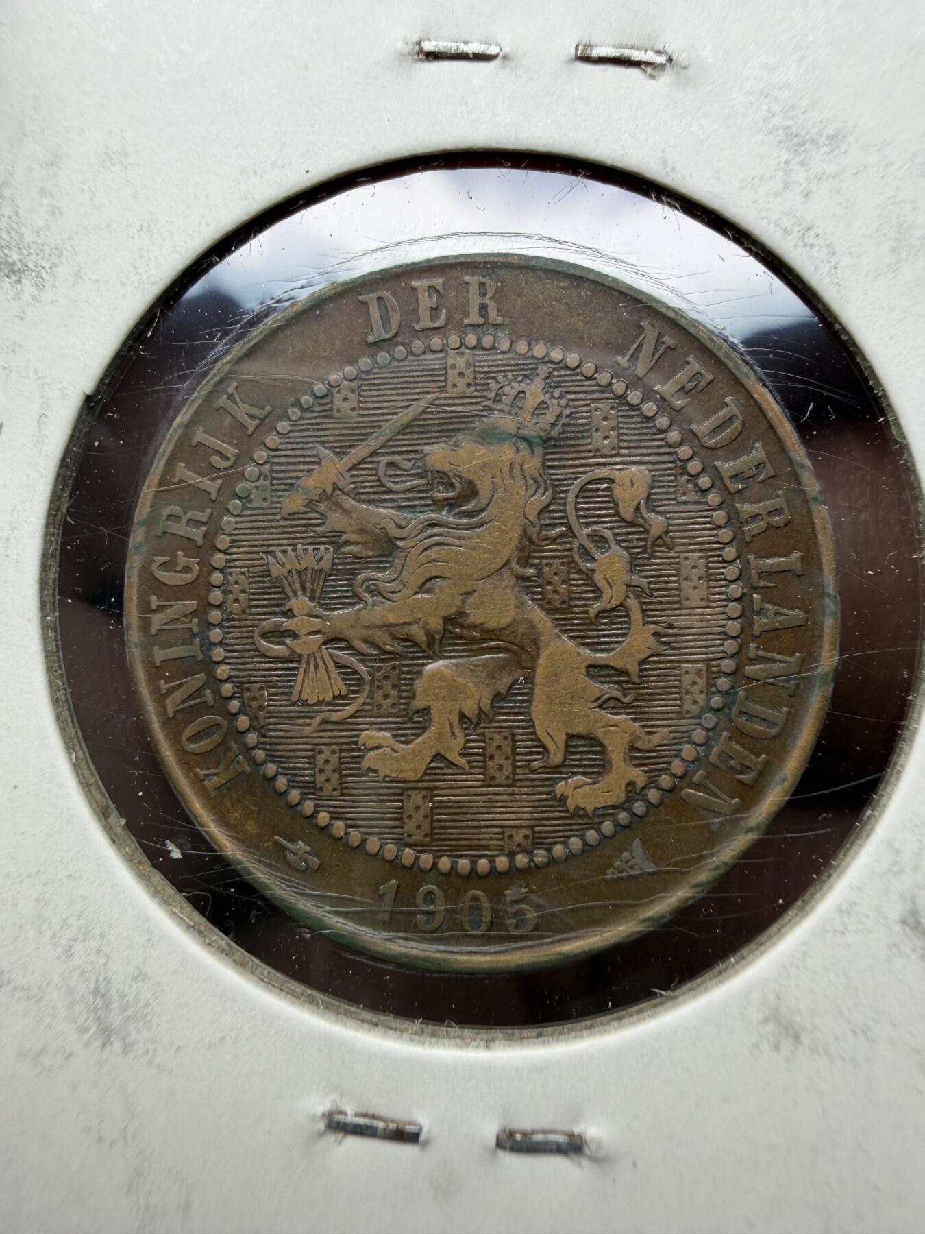 2025年集古藏今外币拍卖第十一期-第2场—（总第292拍），可以寄存60天，满160元包邮。 1905年荷兰2.5分