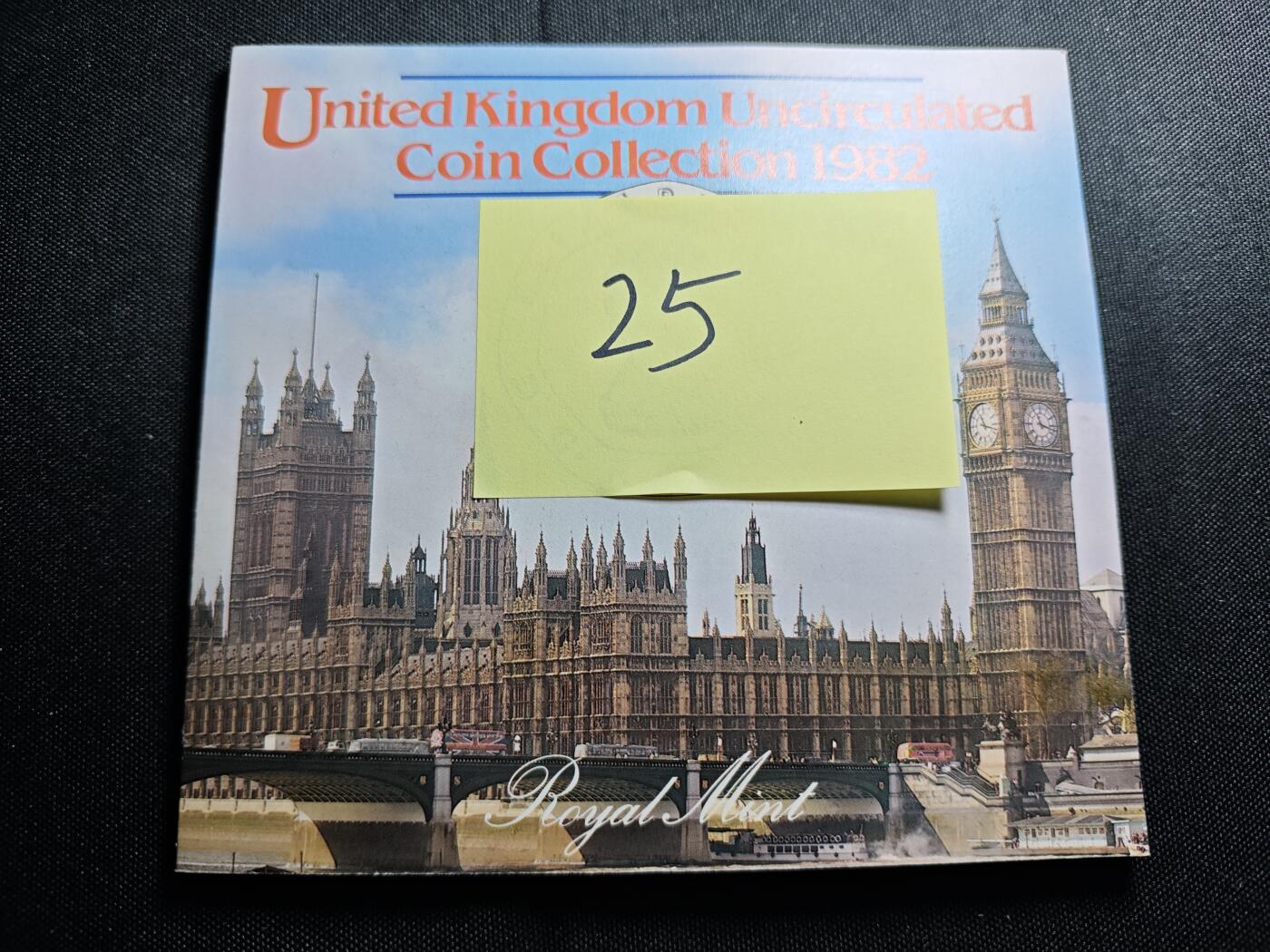 KK钱币收藏小铺 《套币 好品/批量散币专场》  2月预留时间 周末发货  1982英国大小面值清年一套