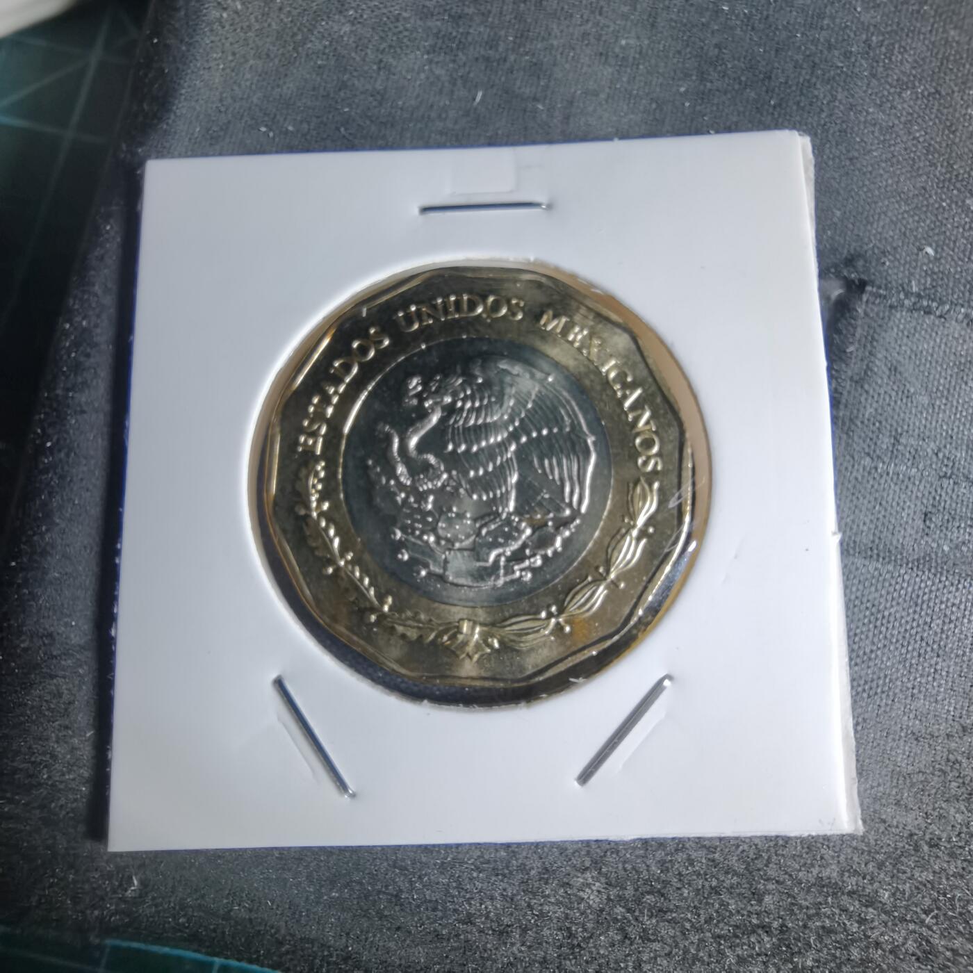 沼泽如烟--第941场 墨西哥2021年20比索纪念币