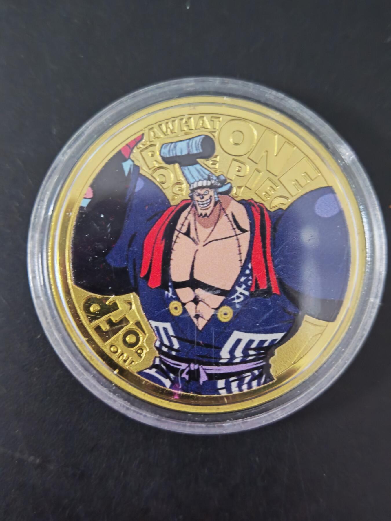 琦卡当当铺～第26期★★各种小漏~支持寄存★★~【9点40结束】扫码加群抽[包邮券]~ 欧卡-海贼王-弗兰奇-金属币-1个