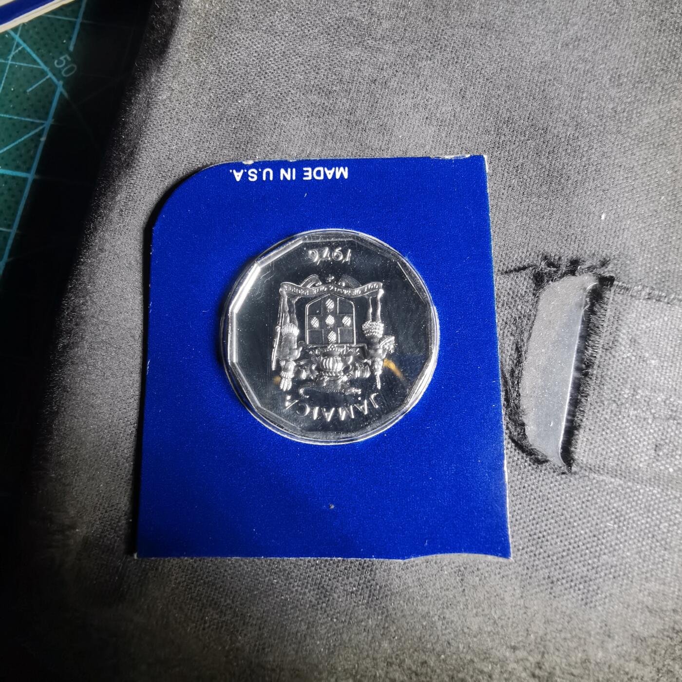 沼泽如烟--第941场 牙买加1976年1分精制币