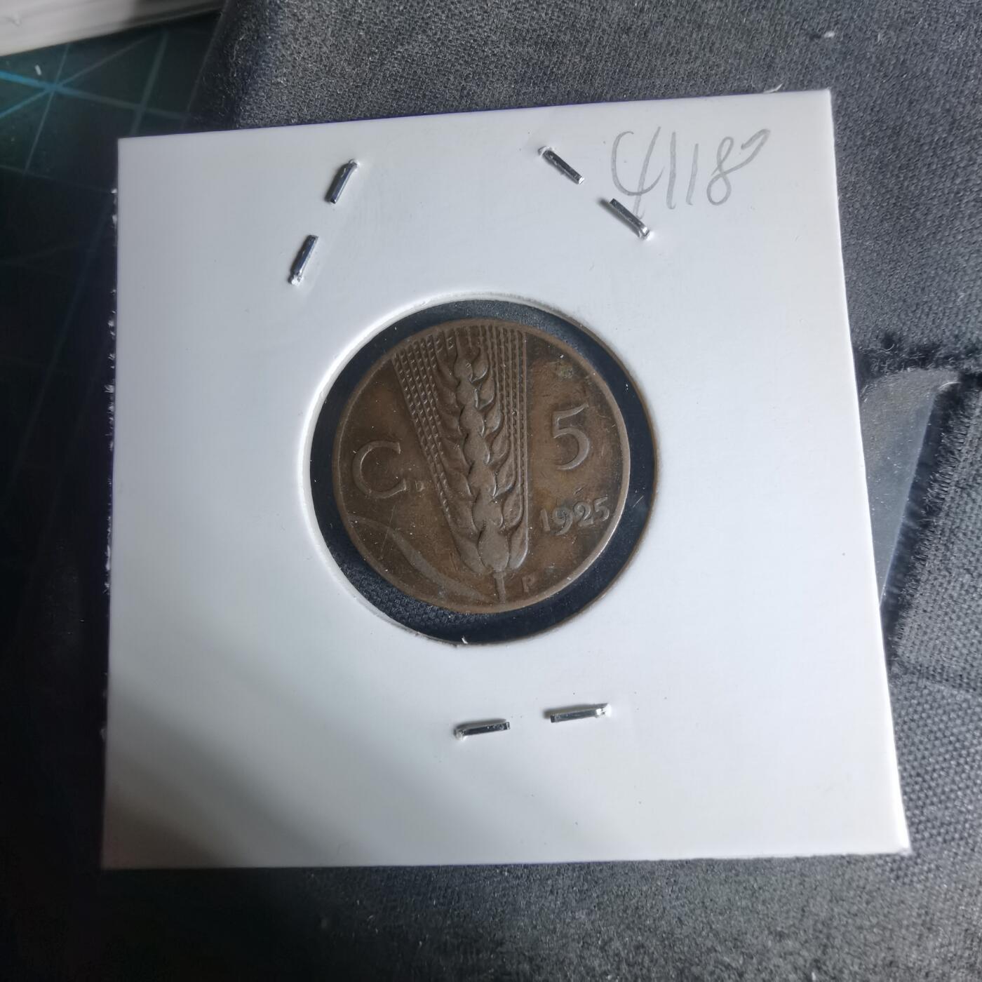 沼泽如烟--第941场 意大利1925年五分