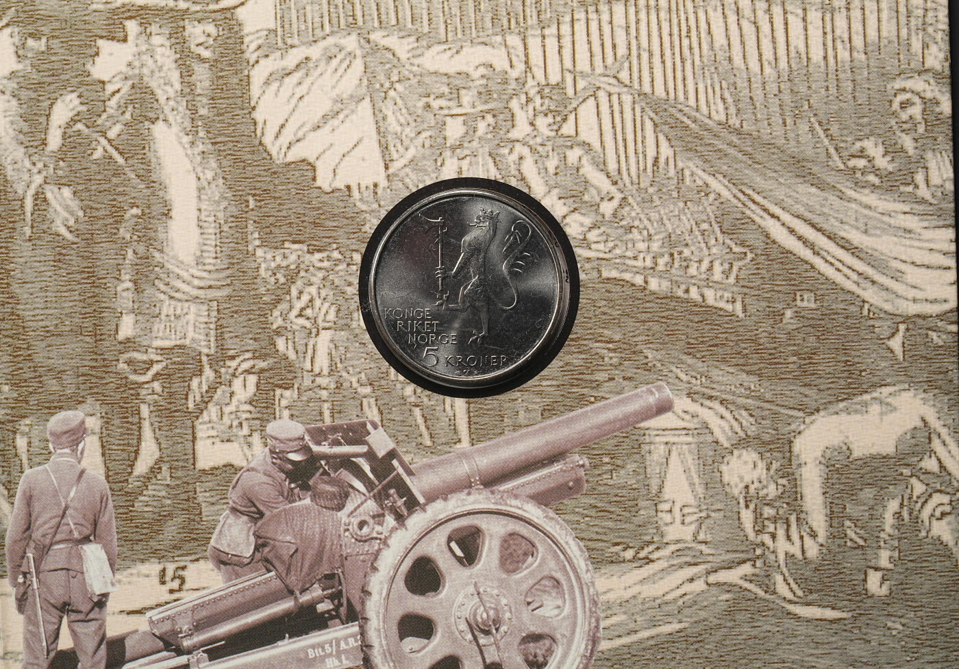 修遠堂世界钱币第九十八期 挪威5克朗纪念币4枚