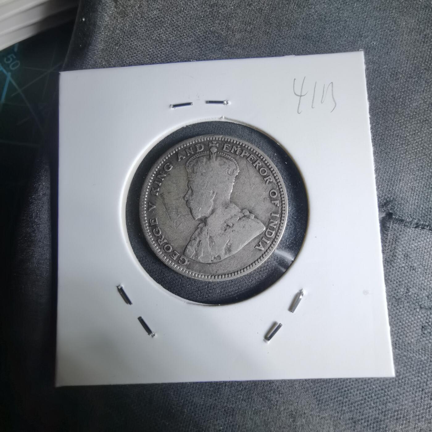 沼泽如烟--第941场 英属海峡1926年20分银币