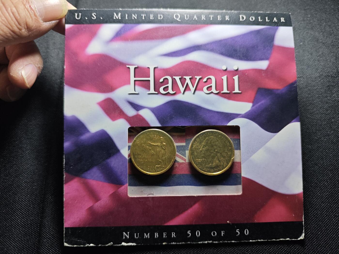 KK钱币收藏小铺 《套币 好品/批量散币专场》  2月预留时间 周末发货  美国25分纪念币 镀金