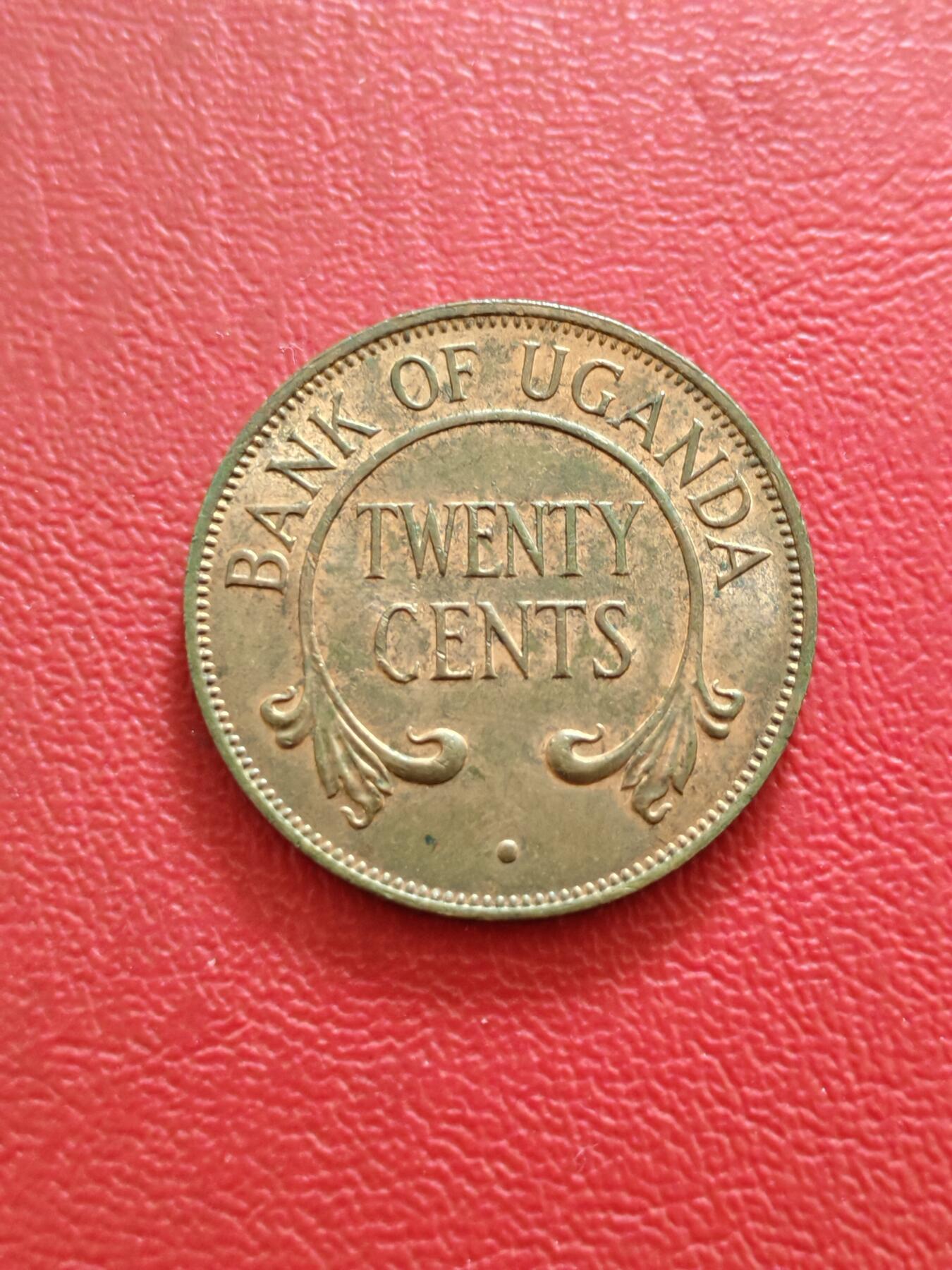 【云涧收藏】第八十四场 乌干达1966年20分，未流通带光品