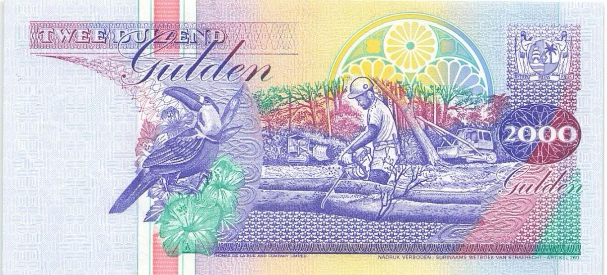 小福收藏拍卖第197期 裸钞场 本期有多张豹子号靓号 百慕大03年50元纪念钞百位号 马来亚和英属婆罗洲开国第一张纸币大冠女王 马来亚 41年1元英王乔六 法属太平洋10000法郎 捷克1000克朗纪念钞千位号  卢森堡 1000法郎  萨尔瓦多样钞 匈牙利 法罗群岛 危地马拉等多国精美纸币 苏里南 1995年 2000盾 罕见品种 unc