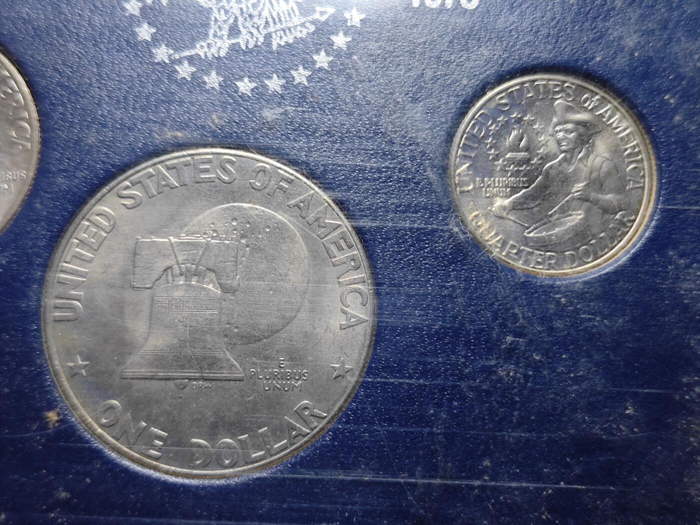 KK钱币收藏小铺 《套币 好品/批量散币专场》  2月预留时间 周末发货  美国建国200周年纪念套币