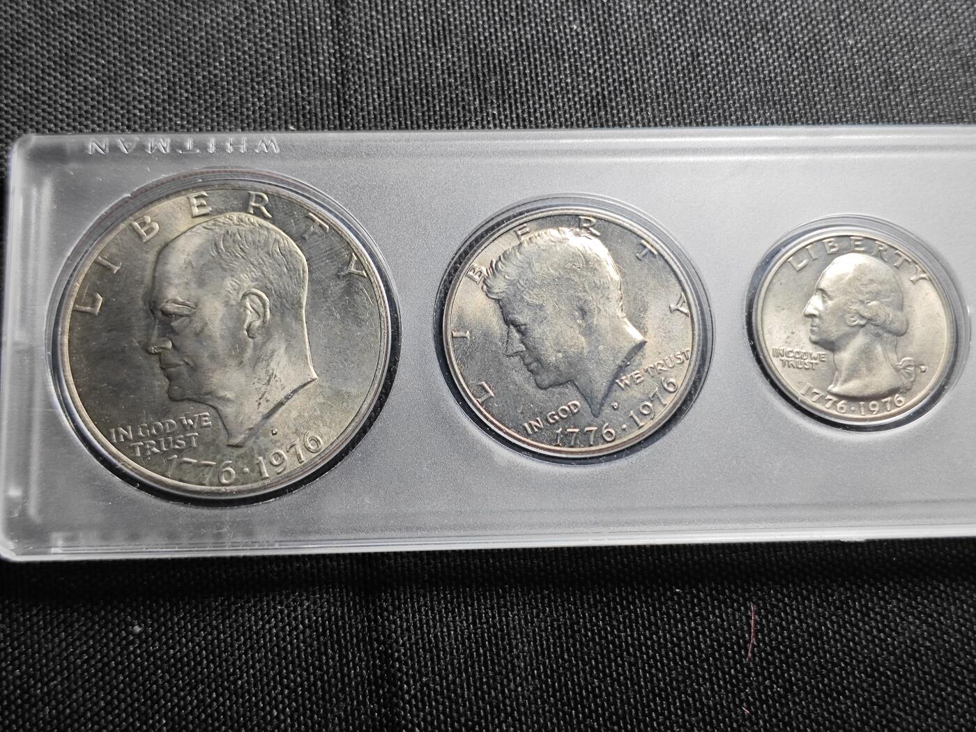 KK钱币收藏小铺 《套币 好品/批量散币专场》  2月预留时间 周末发货  美国建国200周年纪念套币