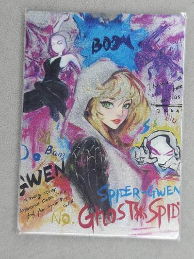 龙虎卡牌-六八场（无佣金，周六结拍，欢迎送拍） - 粗闪卡 奇点 蜘蛛女格温