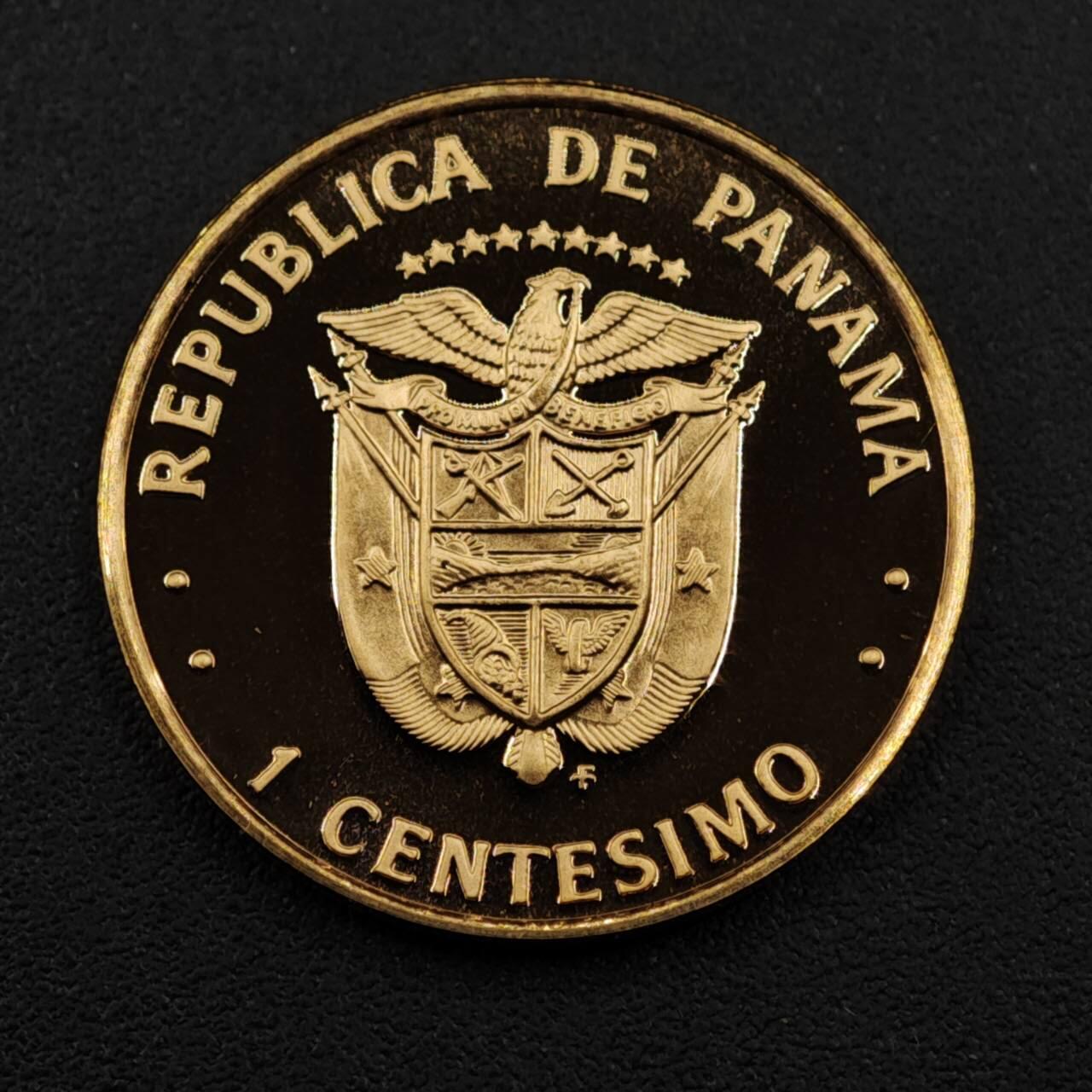 【淘币小摊】实时拍第八百三十三拍   散币场   满百包邮可预留二周 每周一统一发货   巴拿马1977年1分乌拉卡1分精制铜币