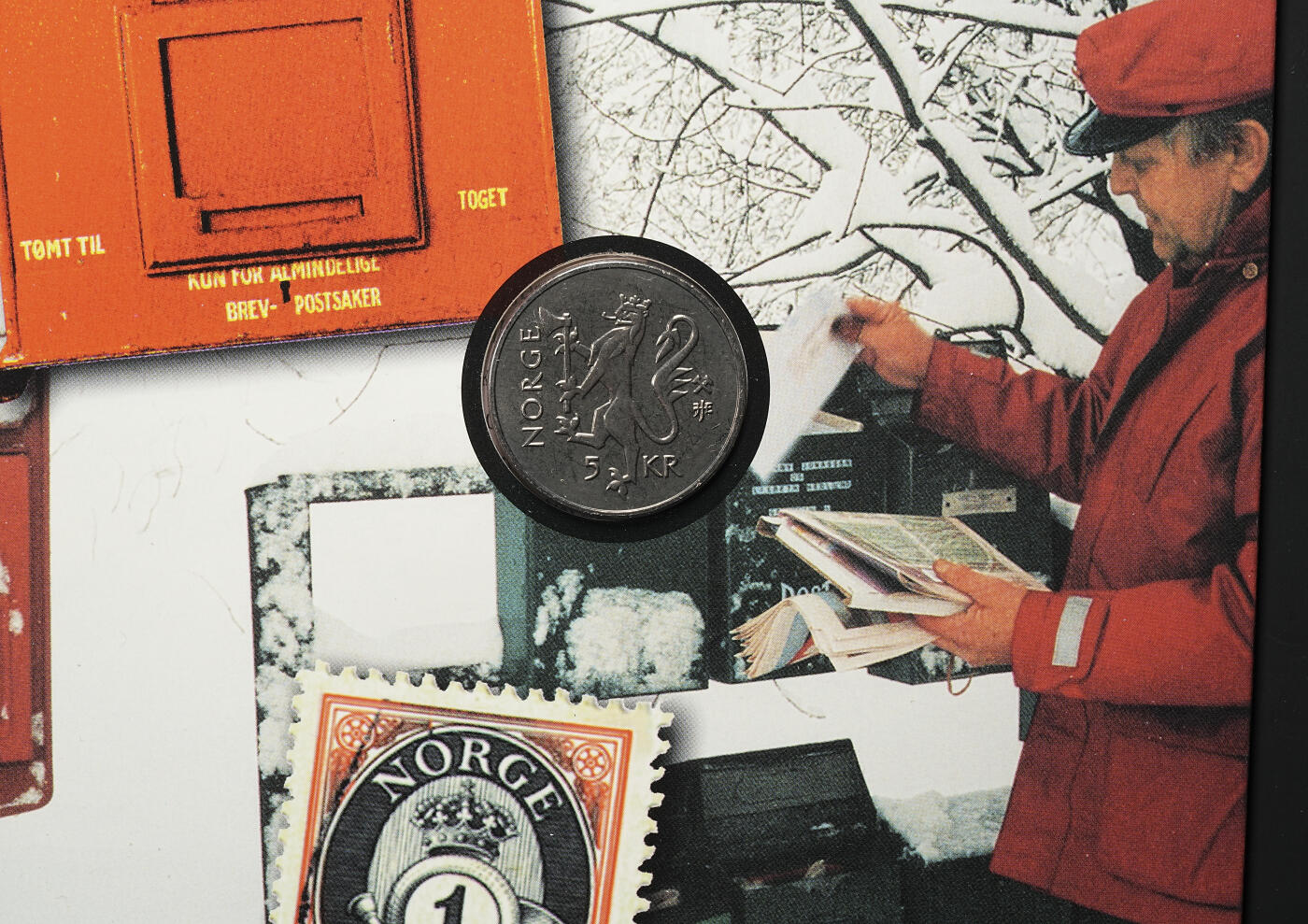 修遠堂世界钱币第九十八期 挪威5克朗纪念币4枚