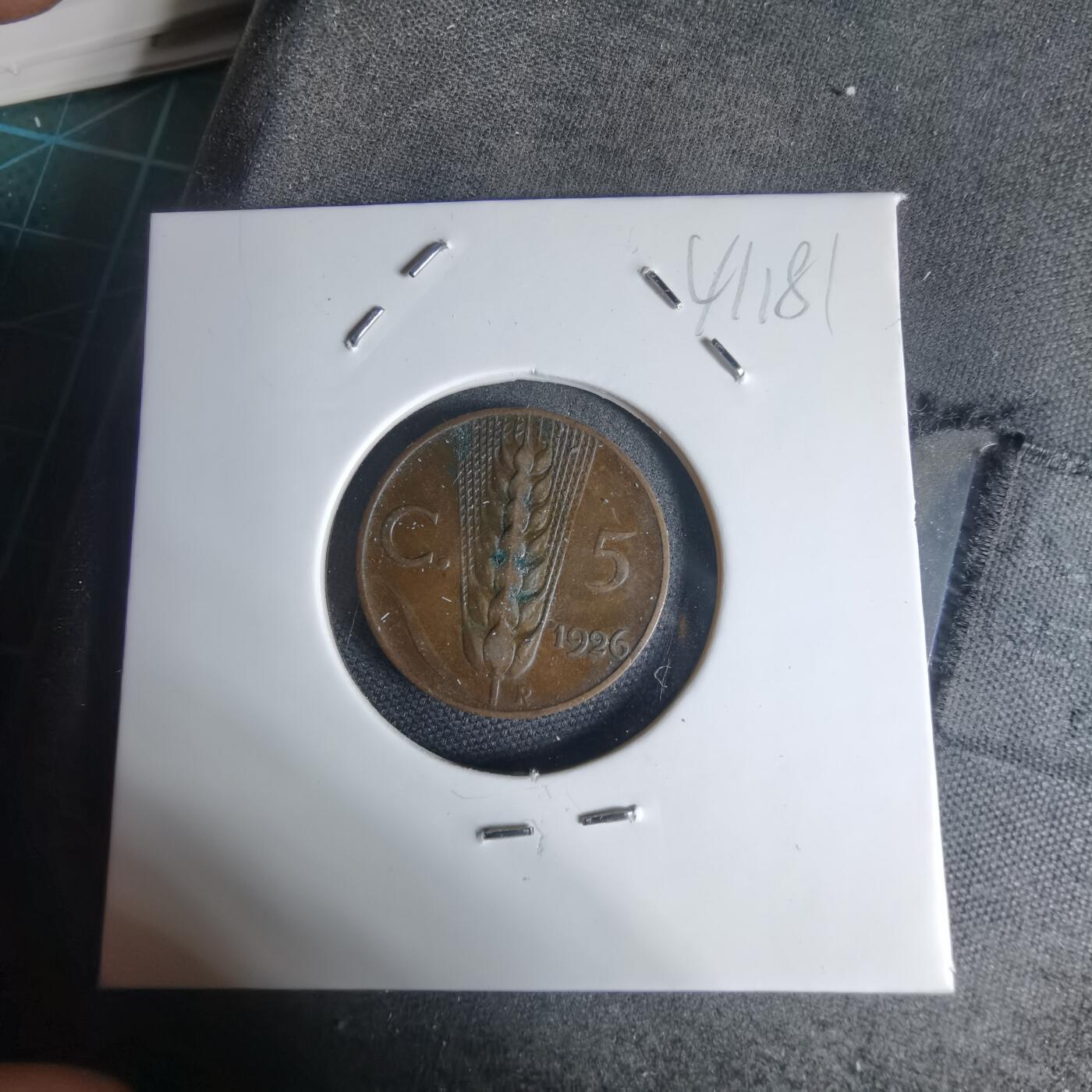 沼泽如烟--第941场 意大利1926年五分