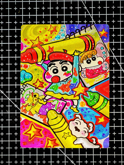 琦卡当当铺～第26期★★各种小漏~支持寄存★★~【9点40结束】扫码加群抽[包邮券]~ - 奇点卡牌 盲包卡 粗闪 蜡笔小新  1张