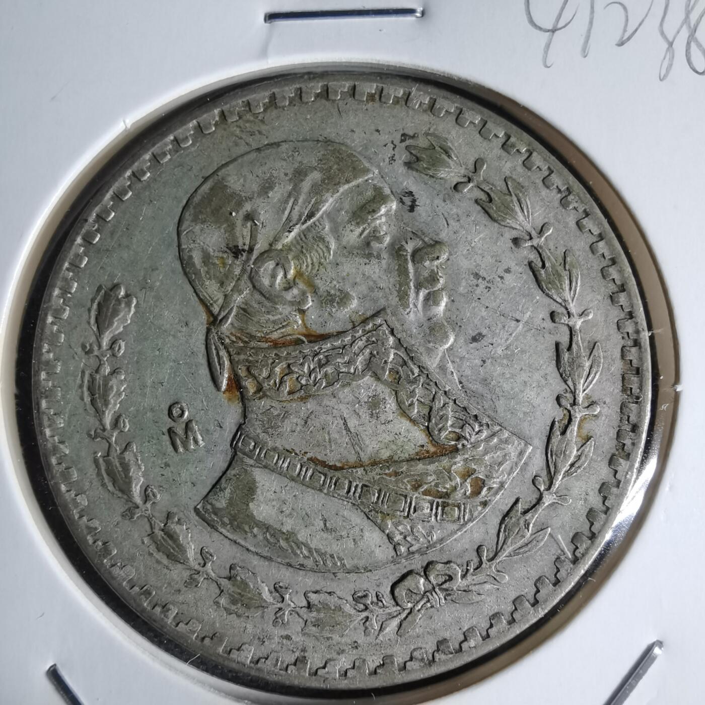 沼泽如烟--第941场 墨西哥1963年1比索银币低银