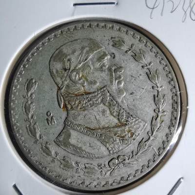 沼泽如烟--第941场 - 墨西哥1963年1比索银币低银