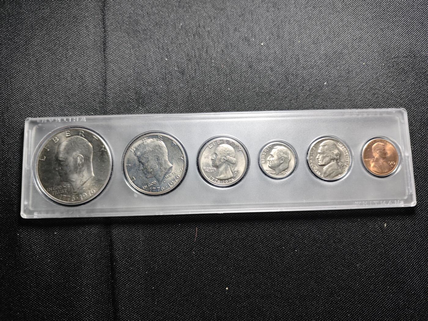 KK钱币收藏小铺 《套币 好品/批量散币专场》  2月预留时间 周末发货  美国建国200周年纪念套币