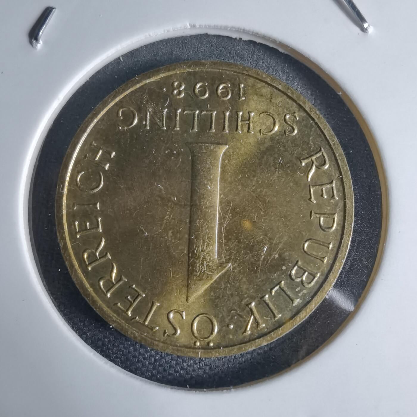 沼泽如烟--第941场 奥地利1998年1先令