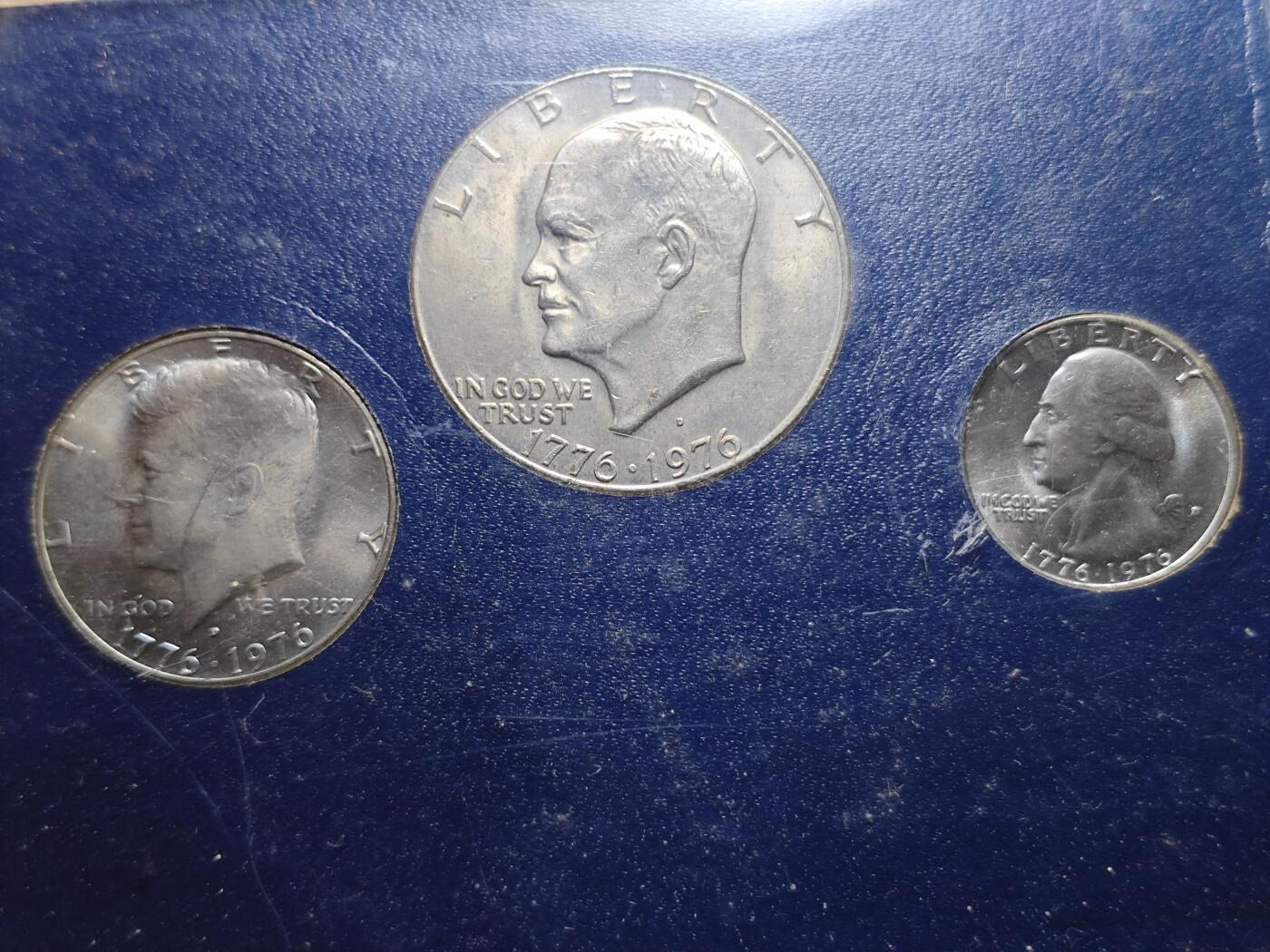 KK钱币收藏小铺 《套币 好品/批量散币专场》  2月预留时间 周末发货  美国建国200周年纪念套币