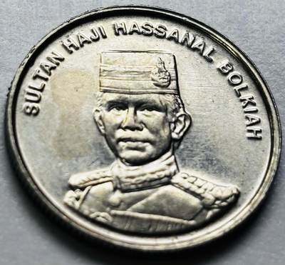 文馨钱币收藏第 286 场，圣诞节专场【 长期接收代拍品低至 0 佣金】 - 原光品相 2002 年文莱 博尔基亚 10 仙