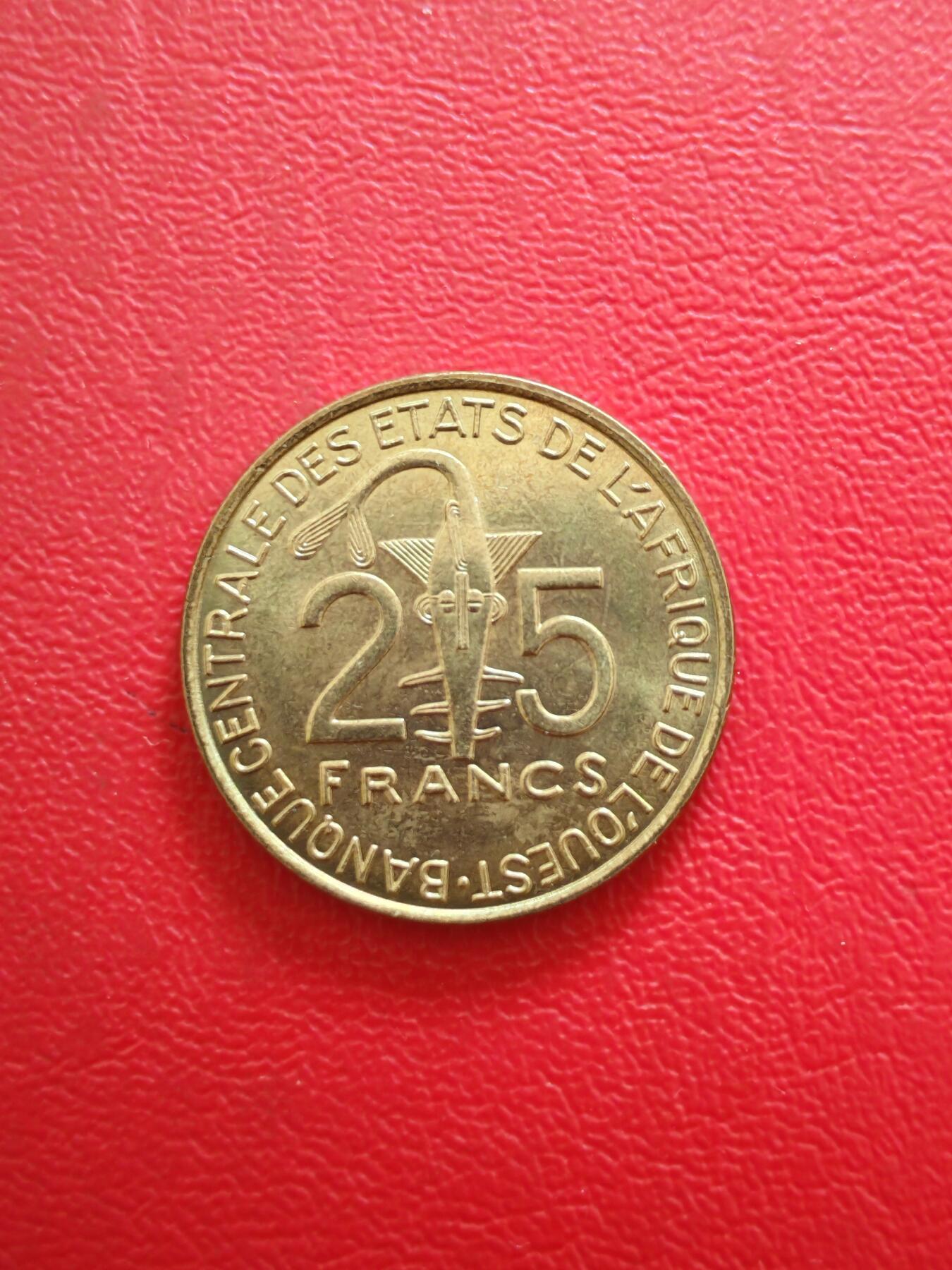 【云涧收藏】第八十四场 西非2009年25法朗