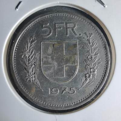 沼泽如烟--第941场 - 瑞士1975年5法郎