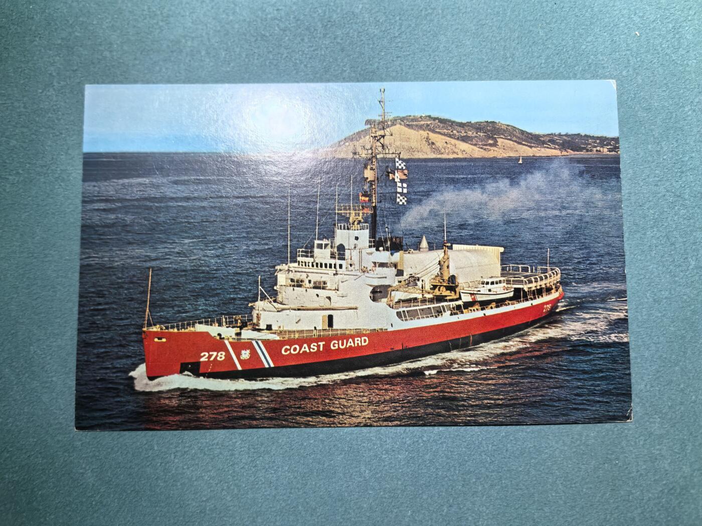 盛世勋华——号角文化勋章邮票专场拍卖第294期 美国冷战时期军舰专题明信片 海岸警卫队斯塔滕岛号破冰船