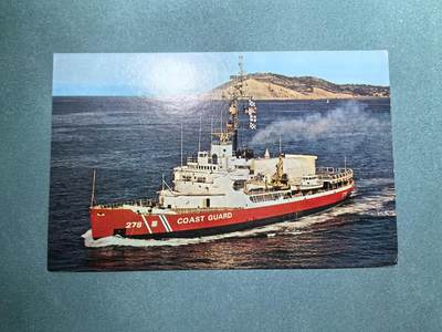 盛世勋华——号角文化勋章邮票专场拍卖第294期 - 美国冷战时期军舰专题明信片 海岸警卫队斯塔滕岛号破冰船