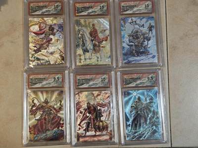 夜之极第三十七期 （12月20日周六晚9点截拍，欢迎竞拍） - 保粹&卡德曼 武韵红颜 杆子 人物卡六张 粗闪 9.5/10分