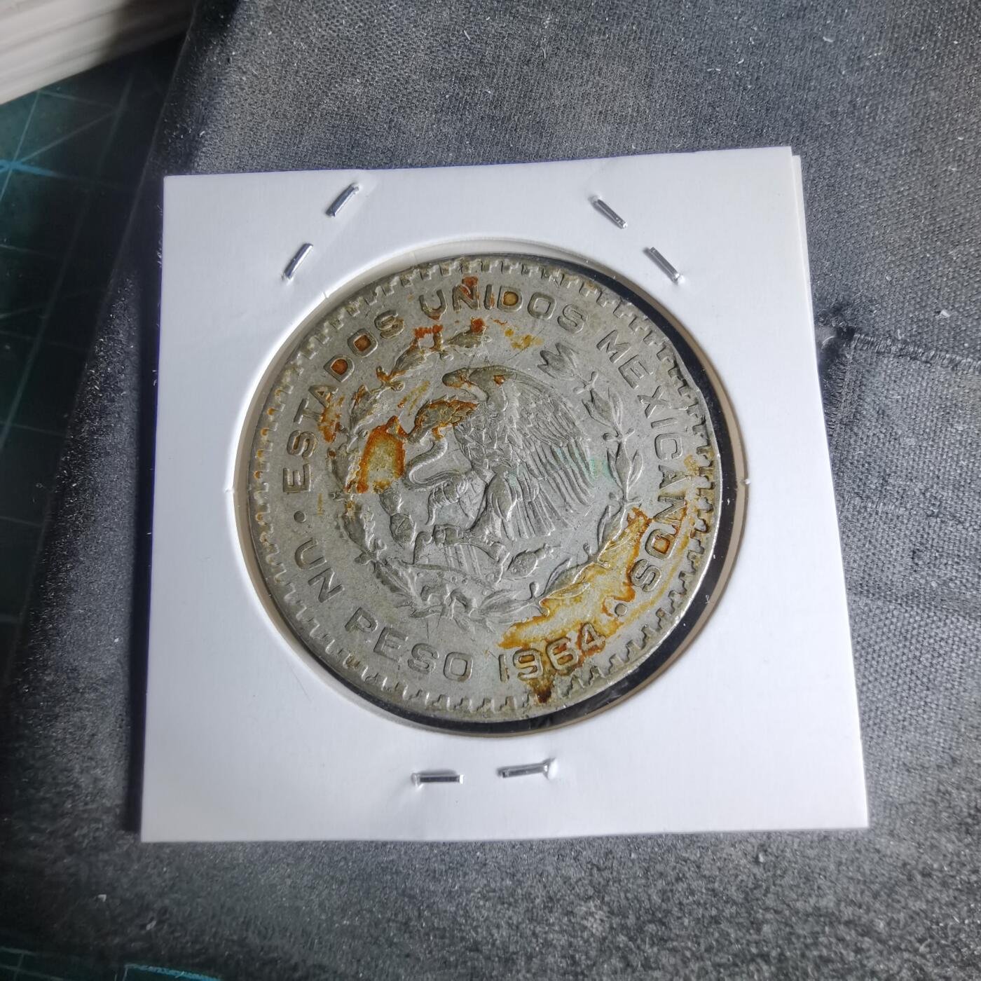 沼泽如烟--第941场 墨西哥1964年1比索银币