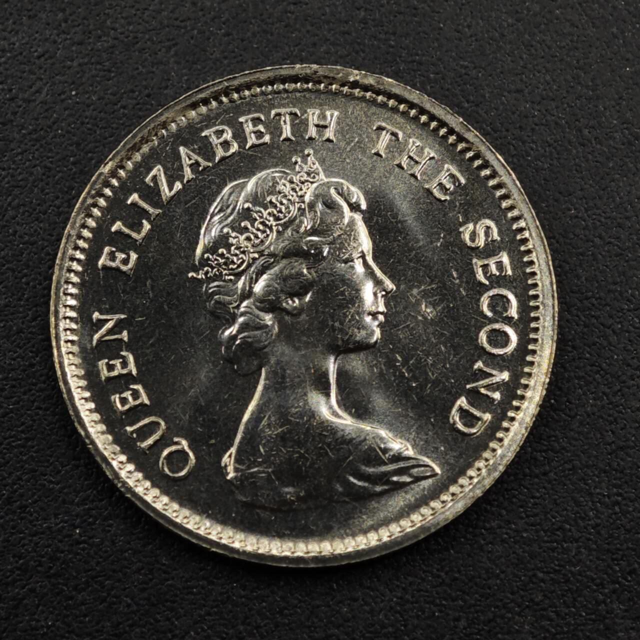 【淘币小摊】实时拍第八百三十三拍   散币场   满百包邮可预留二周 每周一统一发货   图瓦卢1985年鲨鱼5分镍币