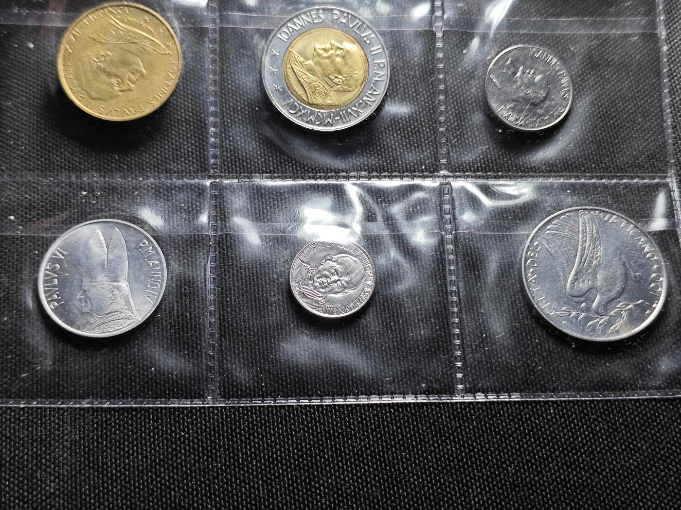 KK钱币收藏小铺 《套币 好品/批量散币专场》  2月预留时间 周末发货  梵蒂冈大小面值一套