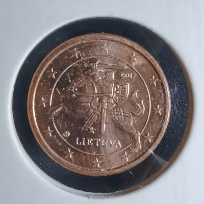 沼泽如烟--第941场 - 立陶宛2017年1欧分